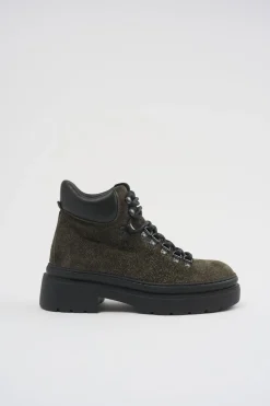 COPENHAGEN STUDIOS Stiefel-Cph262 Destructed Suede Tabak