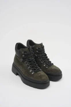COPENHAGEN STUDIOS Stiefel-Cph262 Destructed Suede Tabak