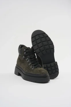 COPENHAGEN STUDIOS Stiefel-Cph262 Destructed Suede Tabak