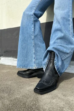 COPENHAGEN STUDIOS Westernstiefel-Cph232 Leather Schwarz