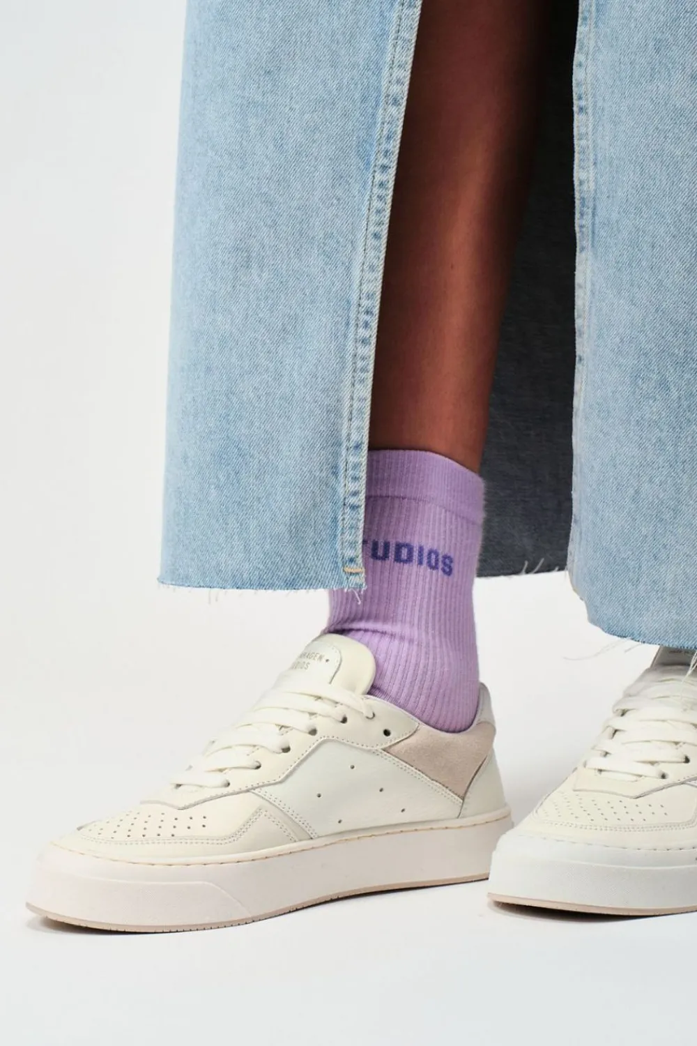 COPENHAGEN STUDIOS Sneaker-Cph427 Leather Mix Milch