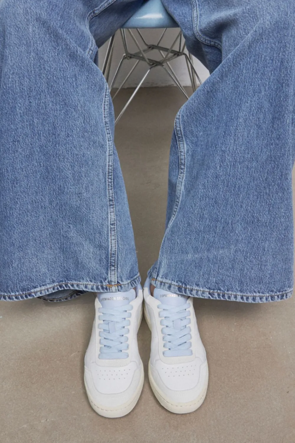 COPENHAGEN STUDIOS Sneaker-Cph255 Leather Mix Weisse Wolke