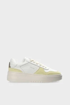 COPENHAGEN STUDIOS Sneaker-Cph75 Leather Mix Weis Gelb