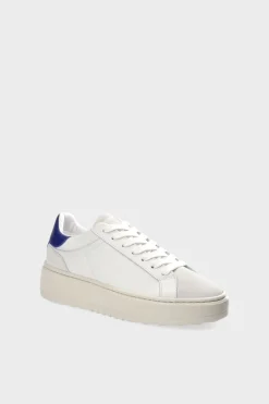 COPENHAGEN STUDIOS Sneaker-Cph72 Leather Mix Weis Blau