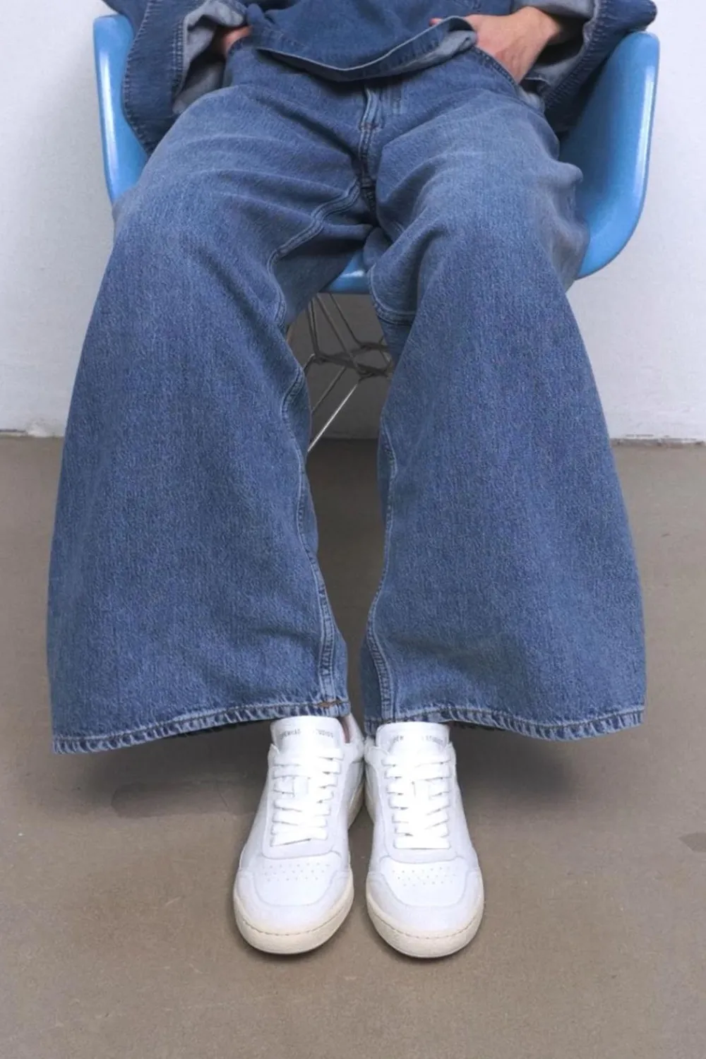 COPENHAGEN STUDIOS Sneaker-Cph77 Leather Mix Weis