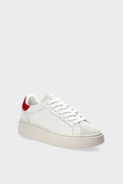 COPENHAGEN STUDIOS Sneaker-Cph72 Leather Mix Weis Rot