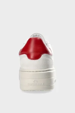 COPENHAGEN STUDIOS Sneaker-Cph72 Leather Mix Weis Rot