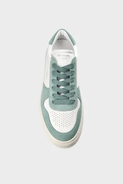 COPENHAGEN STUDIOS Sneaker-Cph77 Leather Mix Weis/Salbei