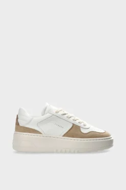 COPENHAGEN STUDIOS Sneaker-Cph75 Leather Mix Weis/Nuss