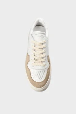 COPENHAGEN STUDIOS Sneaker-Cph75 Leather Mix Weis/Nuss