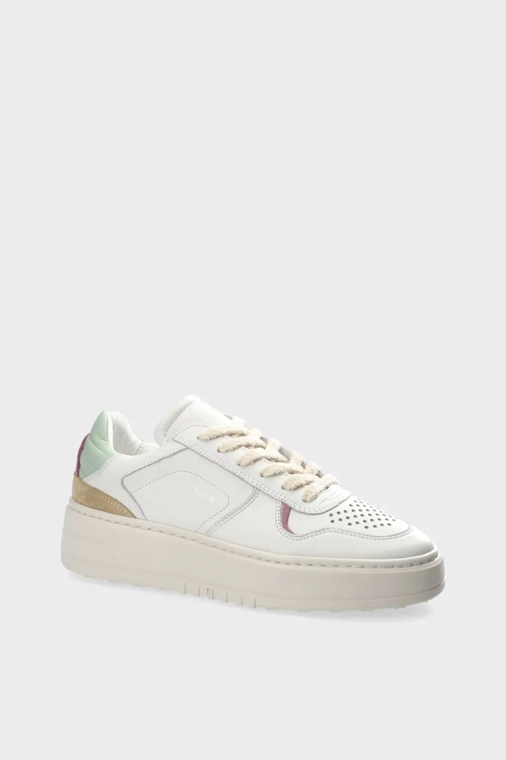 COPENHAGEN STUDIOS Sneaker-Cph76 Leather Mix Weis/Mint
