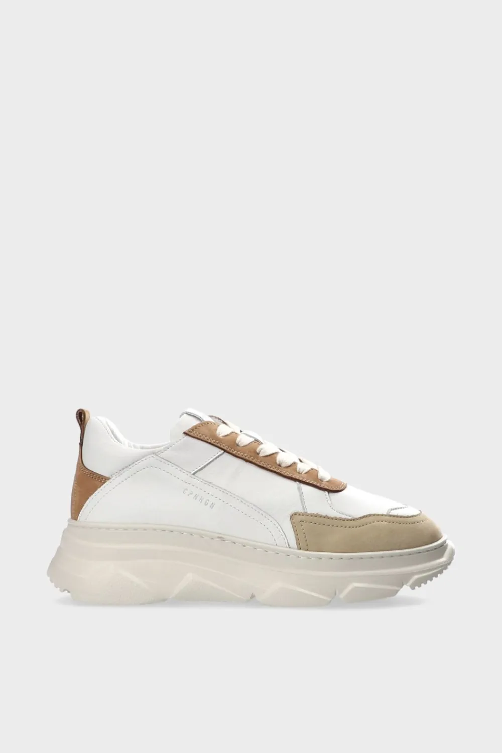 COPENHAGEN STUDIOS Sneaker-Cph40 Leather Mix Gebrochenes Weis/Nuss