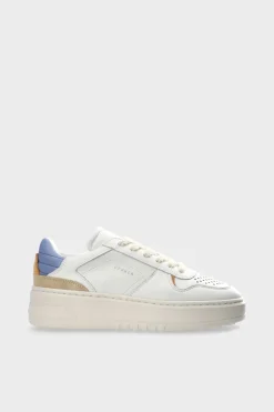 COPENHAGEN STUDIOS Sneaker-Cph76 Leather Mix Weis/Hellblau