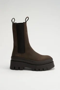 COPENHAGEN STUDIOS Stiefel-Cph685 Nabuc Schokolade