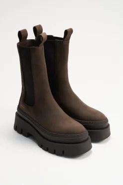 COPENHAGEN STUDIOS Stiefel-Cph685 Nabuc Schokolade