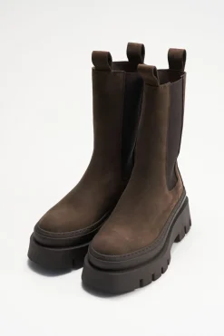COPENHAGEN STUDIOS Stiefel-Cph685 Nabuc Schokolade