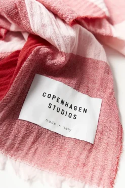 COPENHAGEN STUDIOS Schals-Cph Shawl 7 Cotton Mix Rose/Red