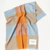 COPENHAGEN STUDIOS Schals-Cph Shawl 7 Cotton Mix Hellblau/Orange