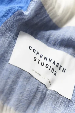 COPENHAGEN STUDIOS Schals-Cph Shawl 8 Cotton Mix Creme/Blau