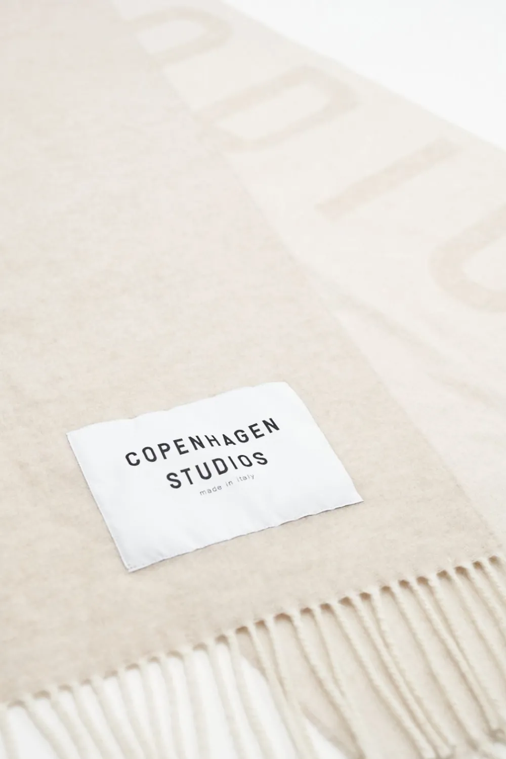 COPENHAGEN STUDIOS Schals-Cph Shawl 1 Wool Mix Beige