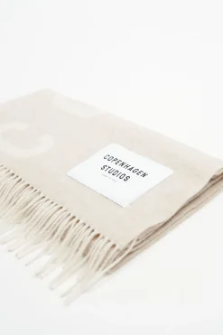 COPENHAGEN STUDIOS Schals-Cph Shawl 1 Wool Mix Beige