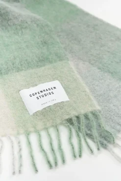 COPENHAGEN STUDIOS Schals-Cph Shawl 4 Wool Mix Jade Green