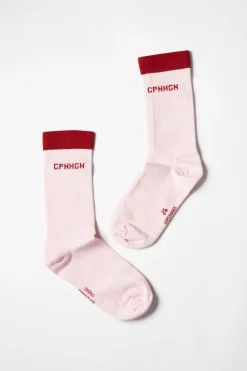 COPENHAGEN STUDIOS Socken-Cph Socks 2 Cotton Blend Pink/Red