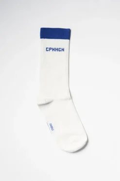 COPENHAGEN STUDIOS Socken-Cph Socks 2 Cotton Blend Gebrochenes Weis/Blau