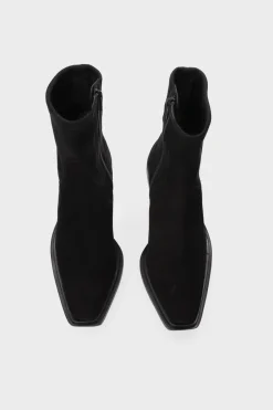 COPENHAGEN STUDIOS Stiefel-Cph235 Stretch Suede Schwarz