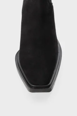 COPENHAGEN STUDIOS Stiefel-Cph235 Stretch Suede Schwarz