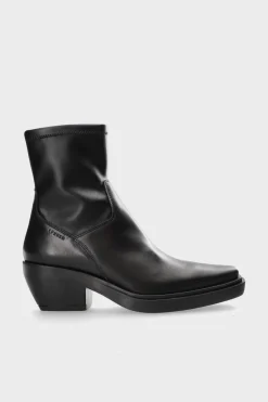 COPENHAGEN STUDIOS Stiefel-Cph234 Stretch Vitello Schwarz