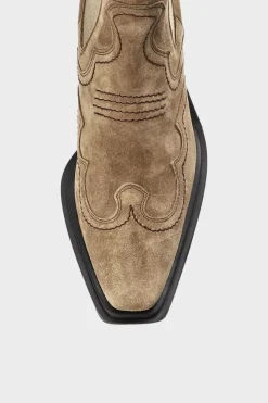 COPENHAGEN STUDIOS Westernstiefel-Cph232 Suede Taupe
