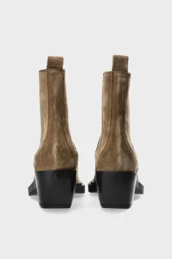 COPENHAGEN STUDIOS Westernstiefel-Cph232 Suede Taupe