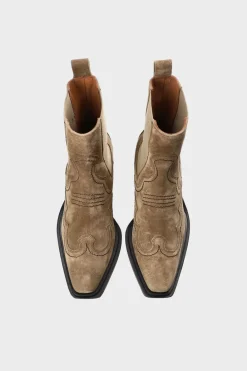 COPENHAGEN STUDIOS Westernstiefel-Cph232 Suede Taupe