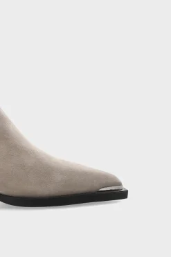 COPENHAGEN STUDIOS Westernstiefel-Cph244 Suede Leichter Stein