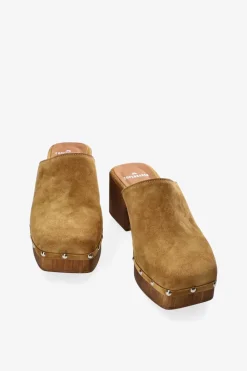 COPENHAGEN STUDIOS Pantoletten-Cph793 Suede Honig