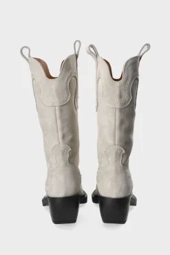 COPENHAGEN STUDIOS Westernstiefel-Cph233 Suede Cremefarben