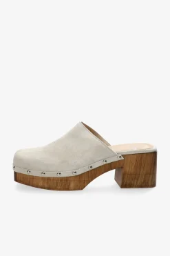 COPENHAGEN STUDIOS Pantoletten-Cph793 Suede Cremefarben