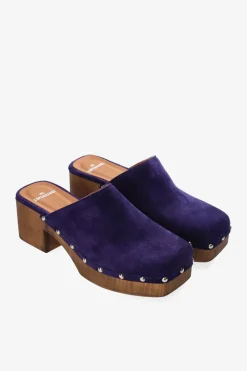 COPENHAGEN STUDIOS Pantoletten-Cph793 Suede Kraftiges Blau
