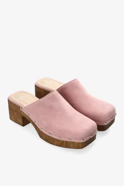 COPENHAGEN STUDIOS Pantoletten-Cph793 Suede Light Rose