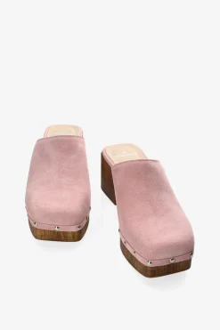 COPENHAGEN STUDIOS Pantoletten-Cph793 Suede Light Rose