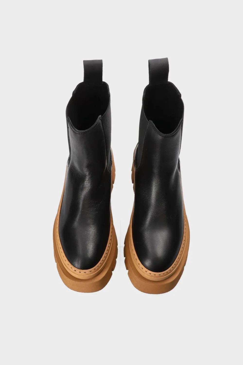 COPENHAGEN STUDIOS Stiefel-Cph686 Vitello Schwarz/Cognac