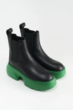 COPENHAGEN STUDIOS Stiefel-Cph276 Vitello Schwarz/Tiefgrun