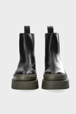 COPENHAGEN STUDIOS Stiefel-Cph686 Vitello Schwarz Grun