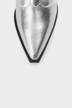 COPENHAGEN STUDIOS Pantoletten-Cph246 Vitello Silber