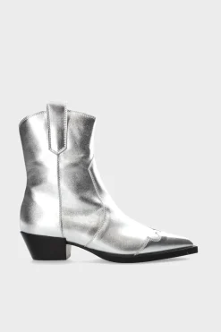 COPENHAGEN STUDIOS Westernstiefel-Cph239 Vitello Silber