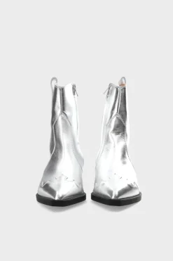COPENHAGEN STUDIOS Westernstiefel-Cph239 Vitello Silber