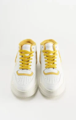 COPENHAGEN STUDIOS Sneaker-Cph196 Vitello Weis Gelb
