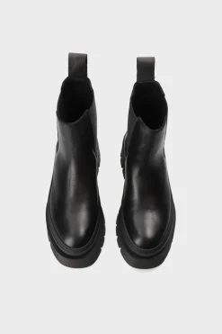COPENHAGEN STUDIOS Stiefel-Cph686 Vitello Schwarz Schwarz