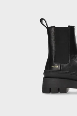 COPENHAGEN STUDIOS Stiefel-Cph686 Vitello Schwarz Schwarz